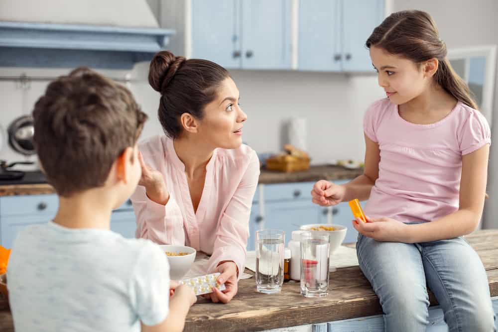 Feeling like you are not enough? mom talking to her kids