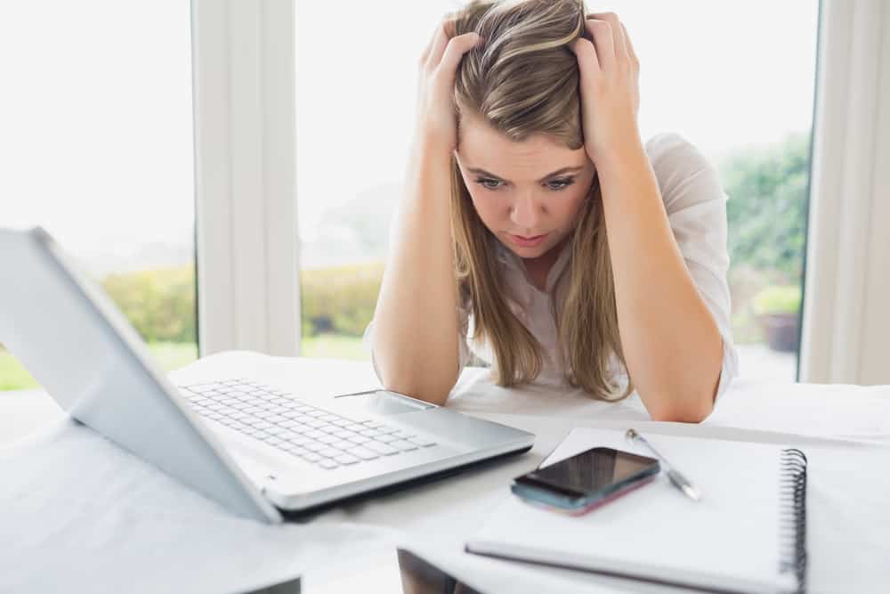 Feeling like you are not enough - woman in an office