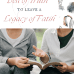 woman sharing the truth of God's word with younger woman for belt of truth blog post