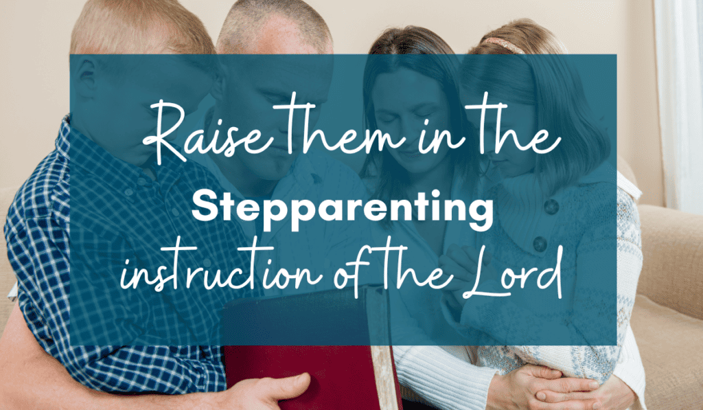 Parents reading the Bible with their kids