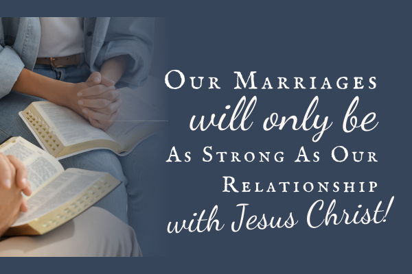 Couple reading the Bible together for war room prayers for your marriage