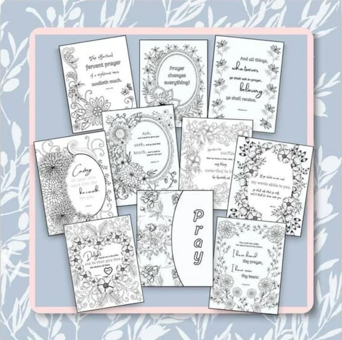 Prayer Promises Coloring Book