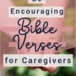 Caregiver holding hand of older person