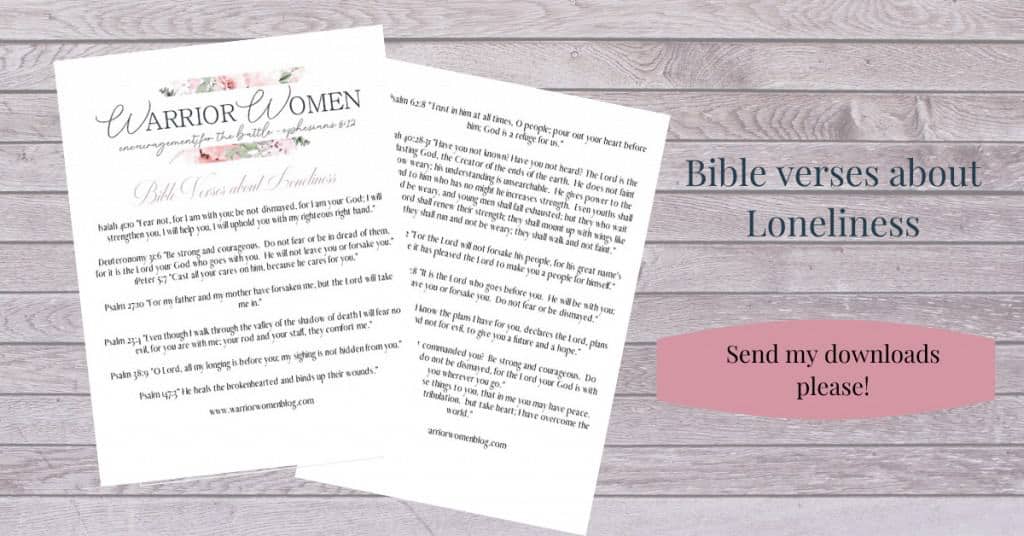 picture of bible verses about loneliness